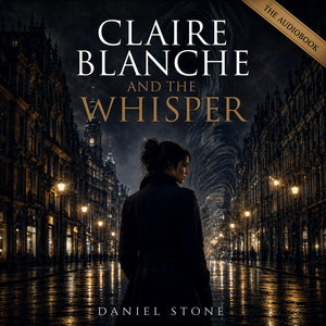 Capa do audiolivro em inglês de Claire Blanche and The Whisper